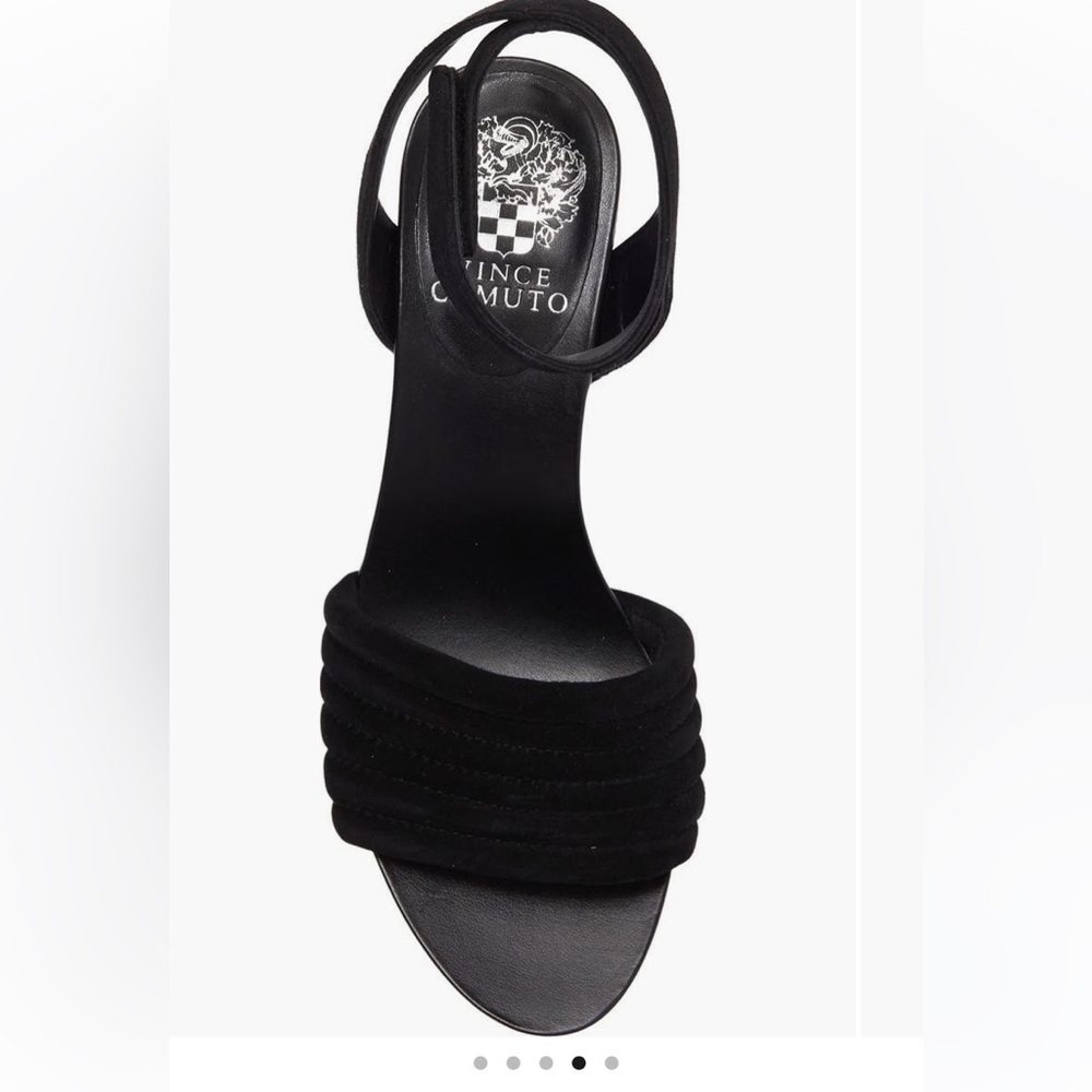Black Vince camuto wedge sandal - Picture 4 of 11